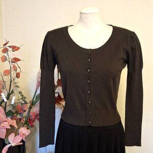 NWOT Woman's soya concept Gray Cardigan Knitwear Lightweight Ladies Sweater
